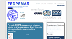 Desktop Screenshot of fedpemar.es